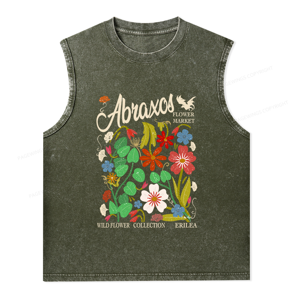 Pagewings Abraxos Unisex Washed Tank Top