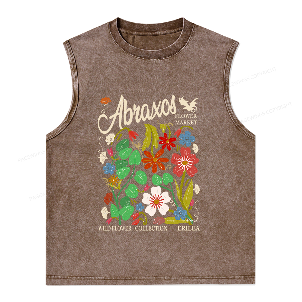 Pagewings Abraxos Unisex Washed Tank Top