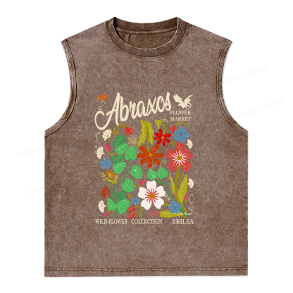 Pagewings Abraxos Unisex Washed Tank Top
