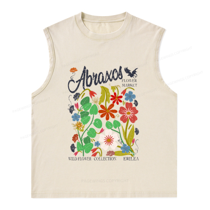 Pagewings Abraxos Unisex Washed Tank Top
