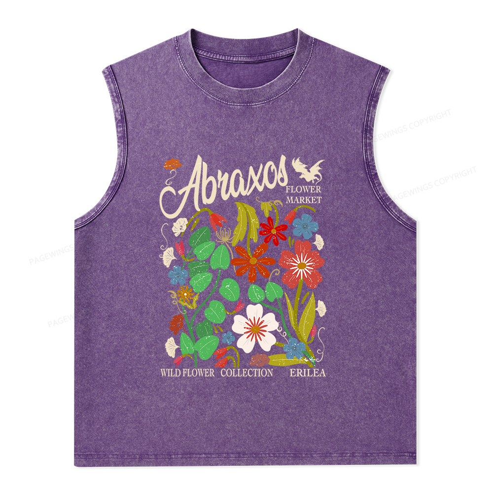 Pagewings Abraxos Unisex Washed Tank Top