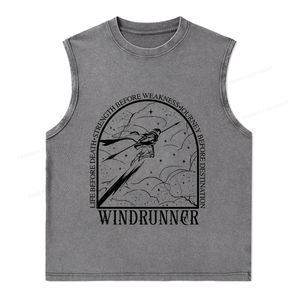 Pagewings Windrunner Unisex Washed Tank Top