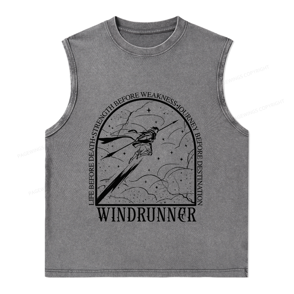 Pagewings Windrunner Unisex Washed Tank Top