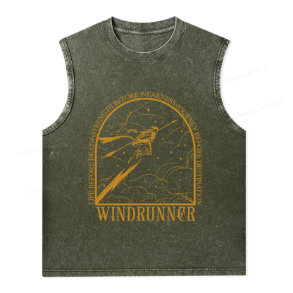 Pagewings Windrunner Unisex Washed Tank Top