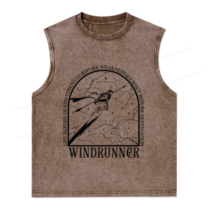 Pagewings Windrunner Unisex Washed Tank Top