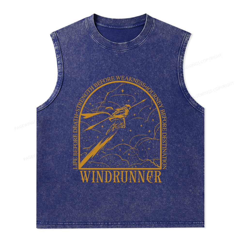 Pagewings Windrunner Unisex Washed Tank Top
