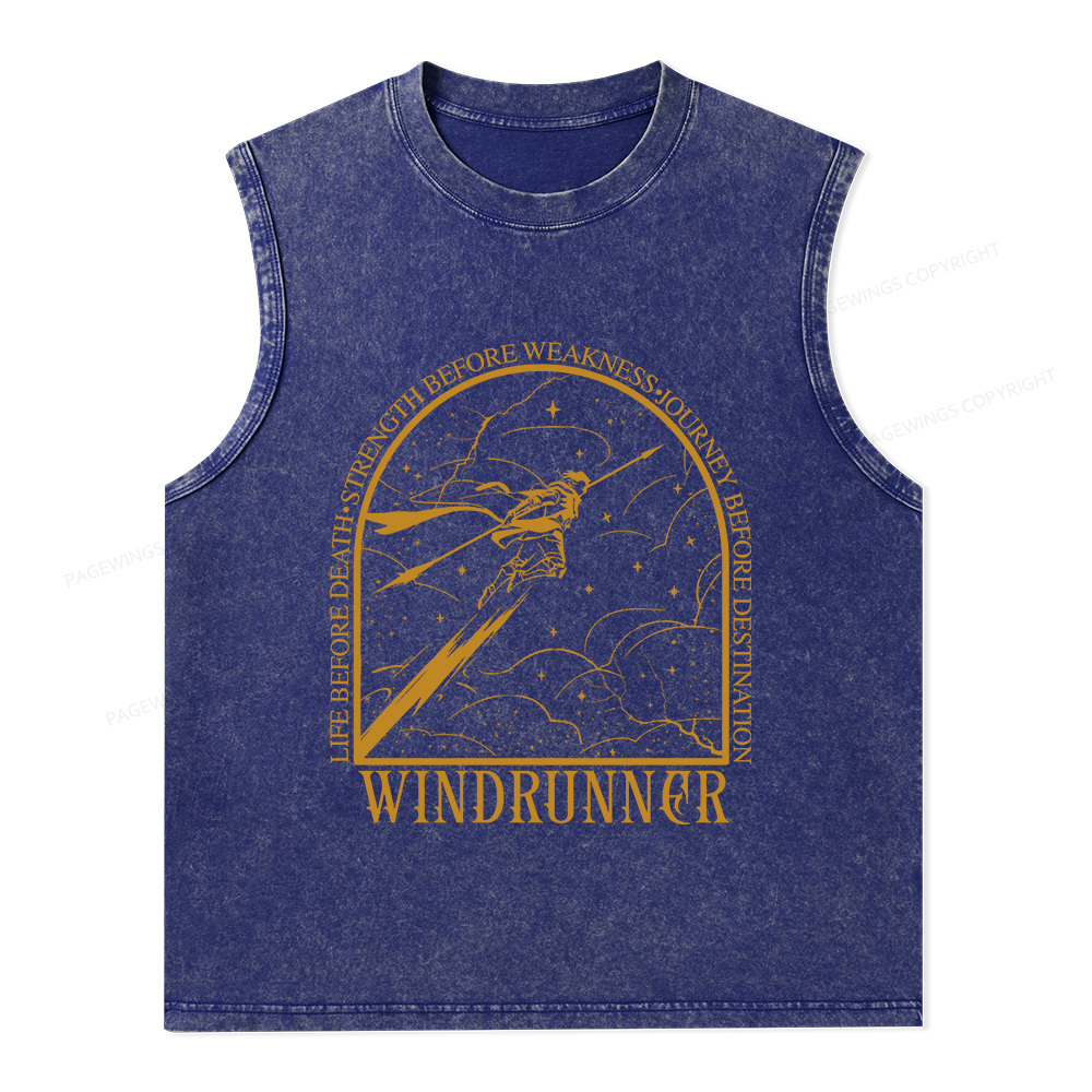 Pagewings Windrunner Unisex Washed Tank Top
