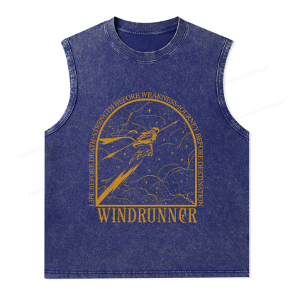 Pagewings Windrunner Unisex Washed Tank Top