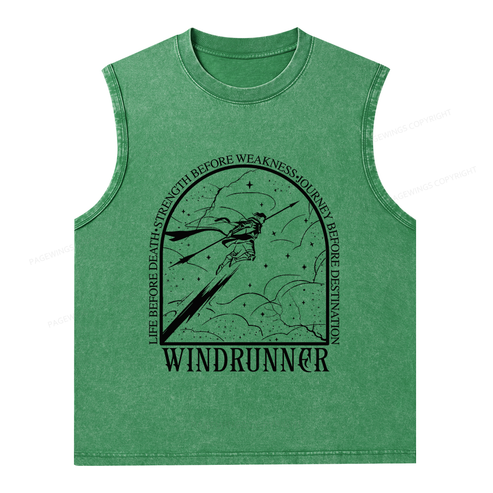 Pagewings Windrunner Unisex Washed Tank Top