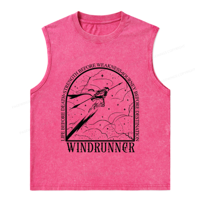 Pagewings Windrunner Unisex Washed Tank Top