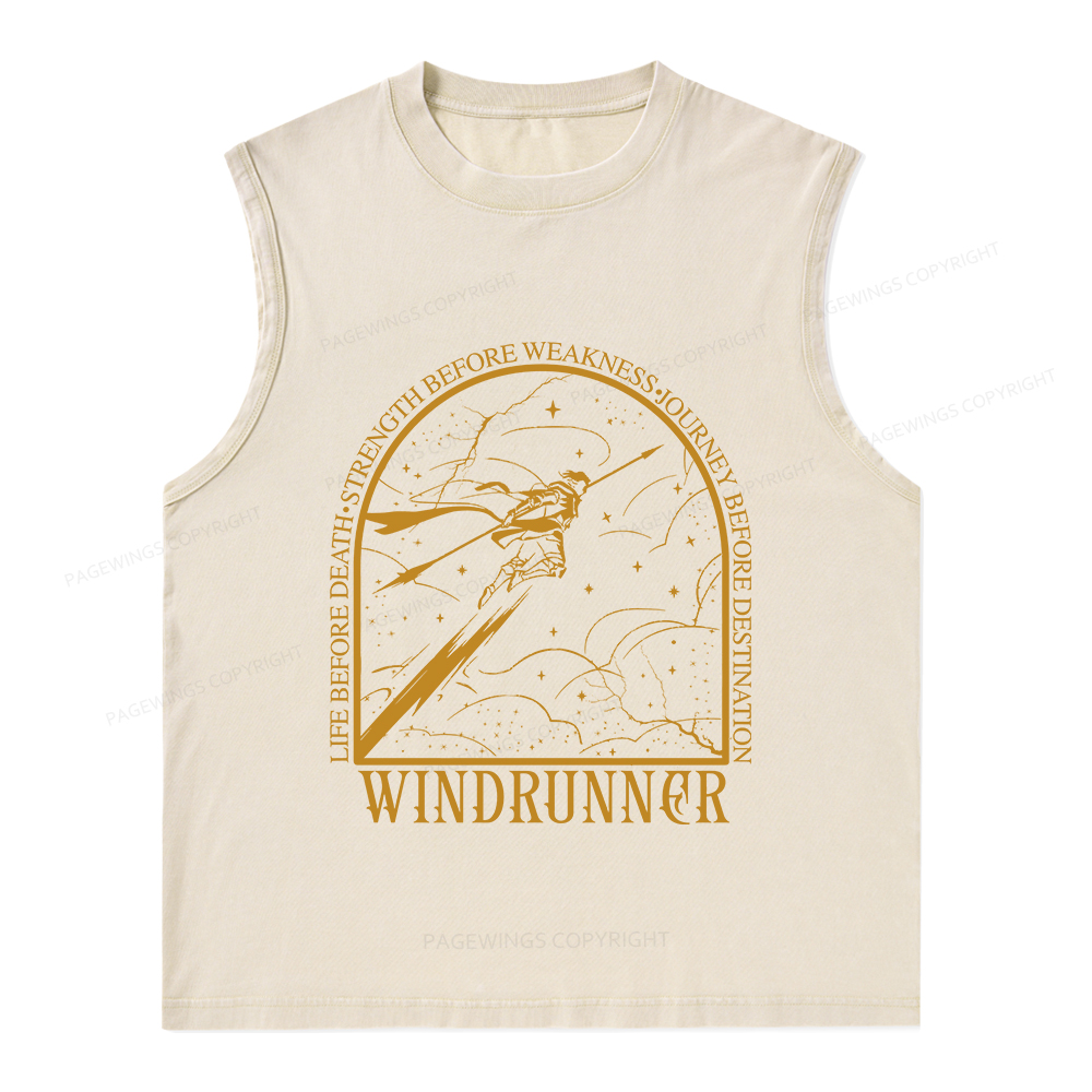 Pagewings Windrunner Unisex Washed Tank Top