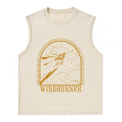 Pagewings Windrunner Unisex Washed Tank Top