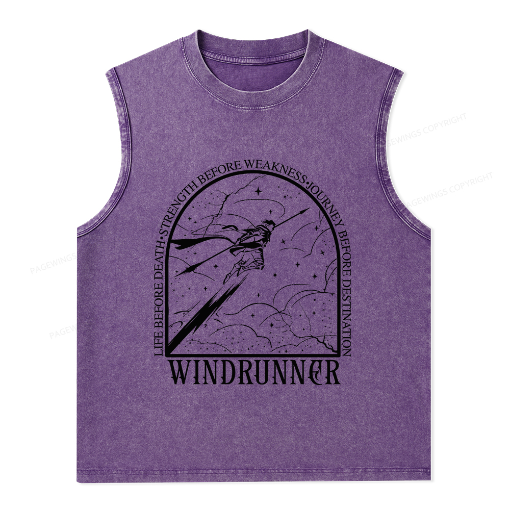 Pagewings Windrunner Unisex Washed Tank Top