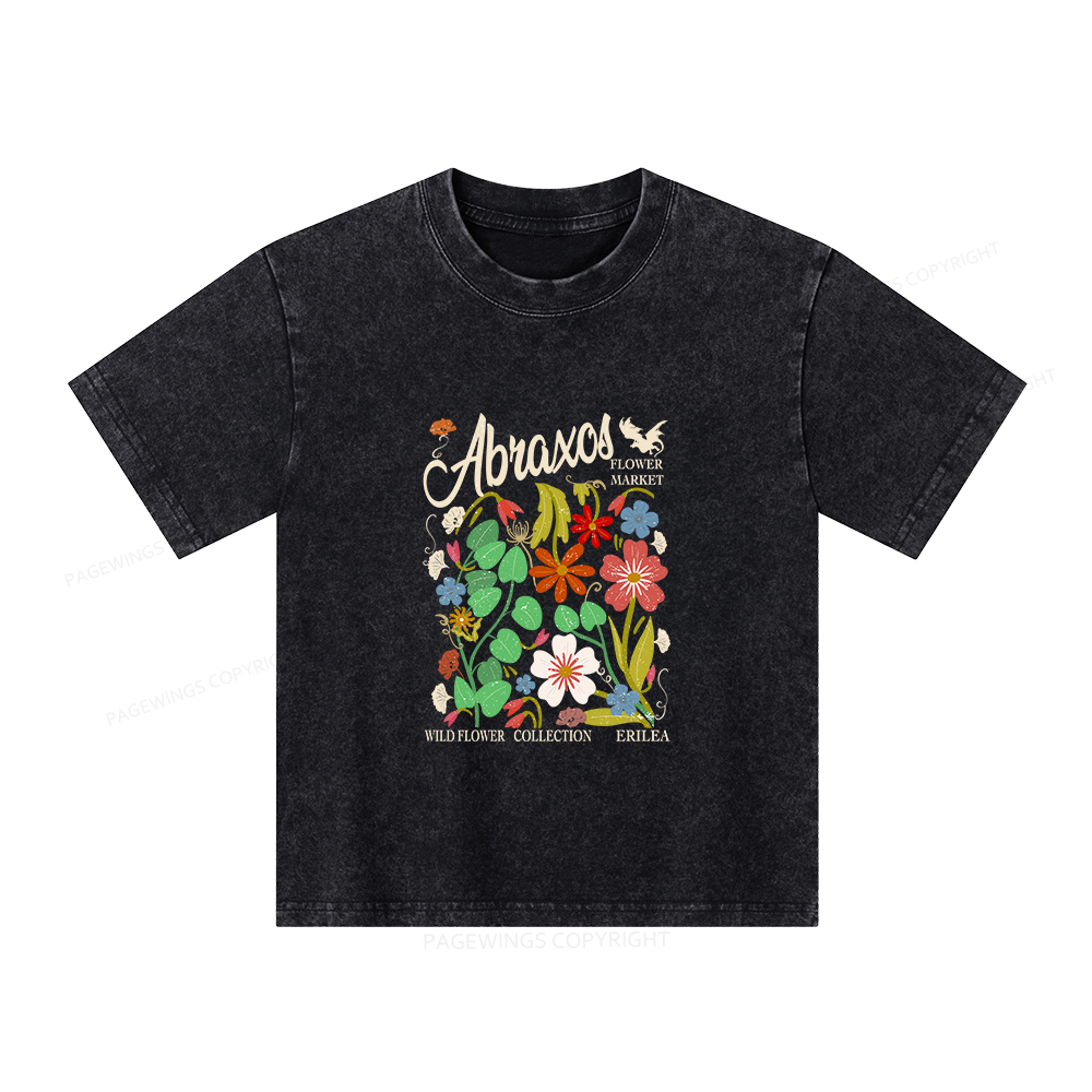 Pagewings Abraxos Unisex Kids Washed T-shirt