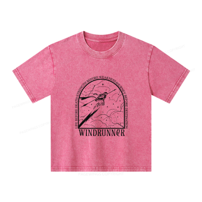 Pagewings Windrunner Unisex Kids Washed T-shirt