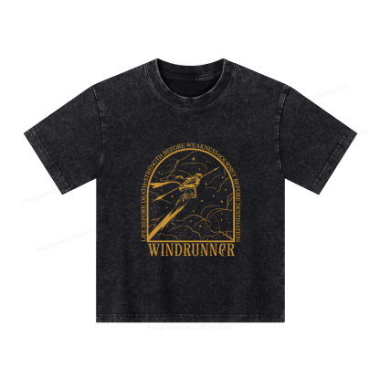 Pagewings Windrunner Unisex Kids Washed T-shirt