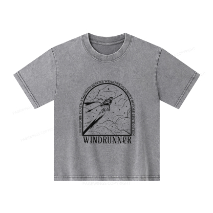 Pagewings Windrunner Unisex Kids Washed T-shirt
