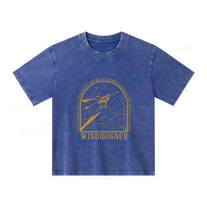 Pagewings Windrunner Unisex Kids Washed T-shirt