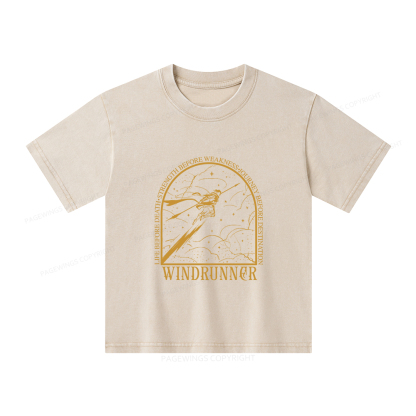 Pagewings Windrunner Unisex Kids Washed T-shirt
