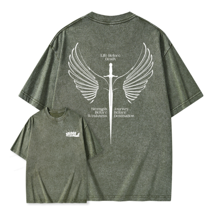 Pagewings Bridge 4 Unisex Washed T-shirt