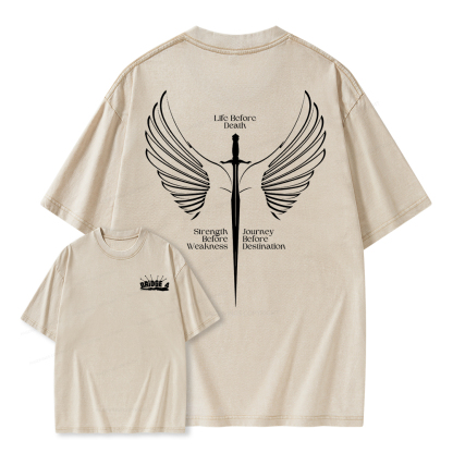 Pagewings Bridge 4 Unisex Washed T-shirt