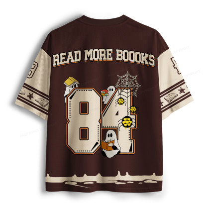 Pagewings Read More Boooks Unisex Mesh Jersey