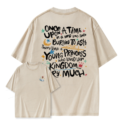 Pagewings Once Upon A Time Unisex Washed T-shirt