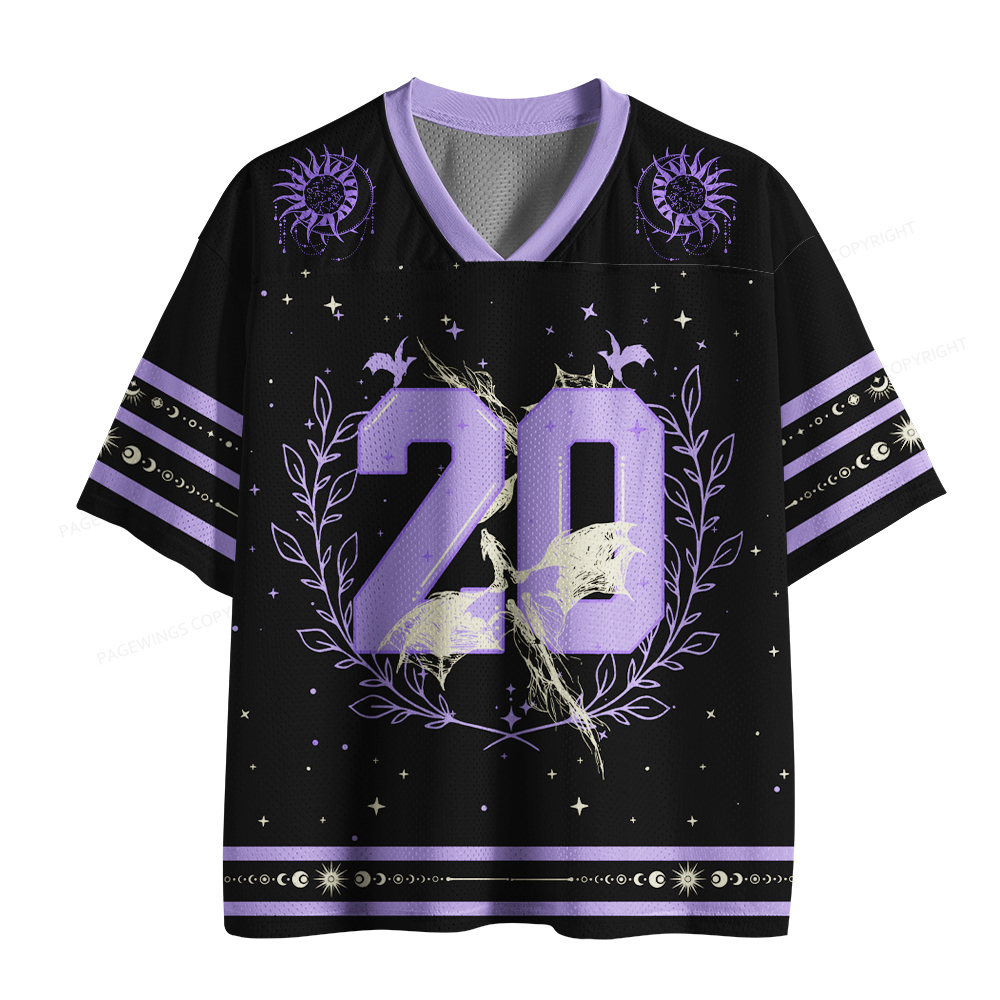 Pagewings Dragon Rider Unisex Mesh Jersey