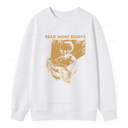 Pagewings Read More Books Unisex Classic Sweatshirt