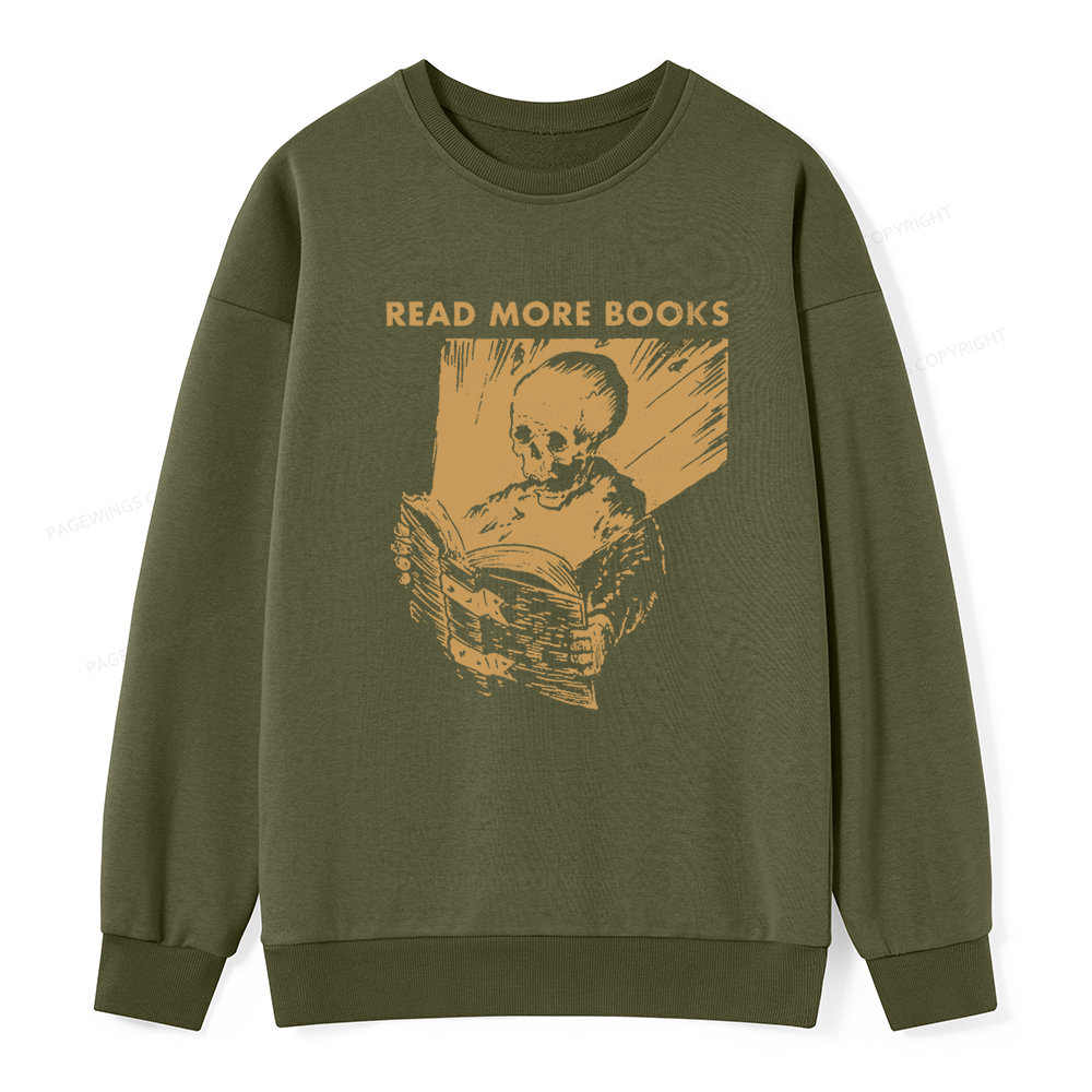 Pagewings Read More Books Unisex Classic Sweatshirt