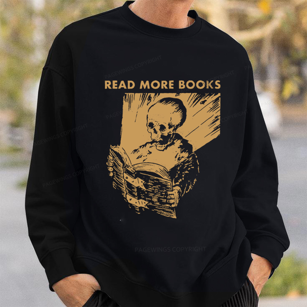 Pagewings Read More Books Unisex Classic Sweatshirt