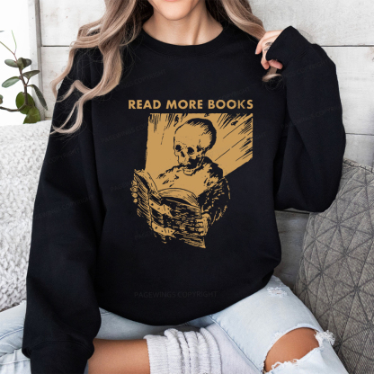 Pagewings Read More Books Unisex Classic Sweatshirt