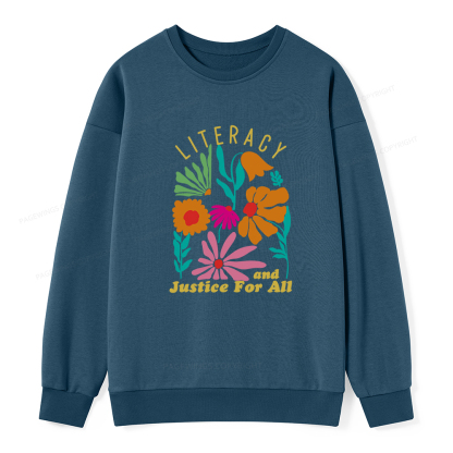 Pagewings Literacy And Justice Unisex Classic Sweatshirt
