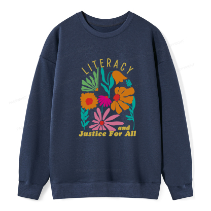 Pagewings Literacy And Justice Unisex Classic Sweatshirt