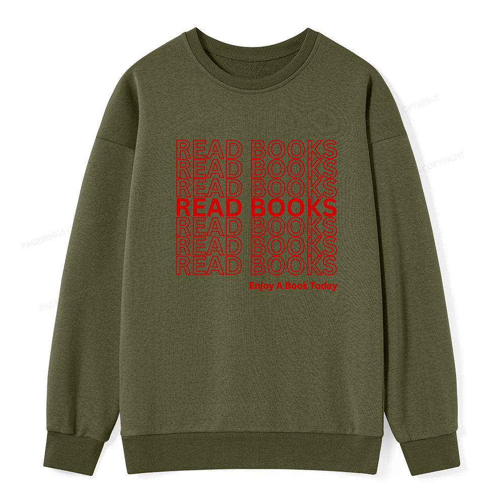 Pagewings Read Books Librarian Unisex Classic Sweatshirt