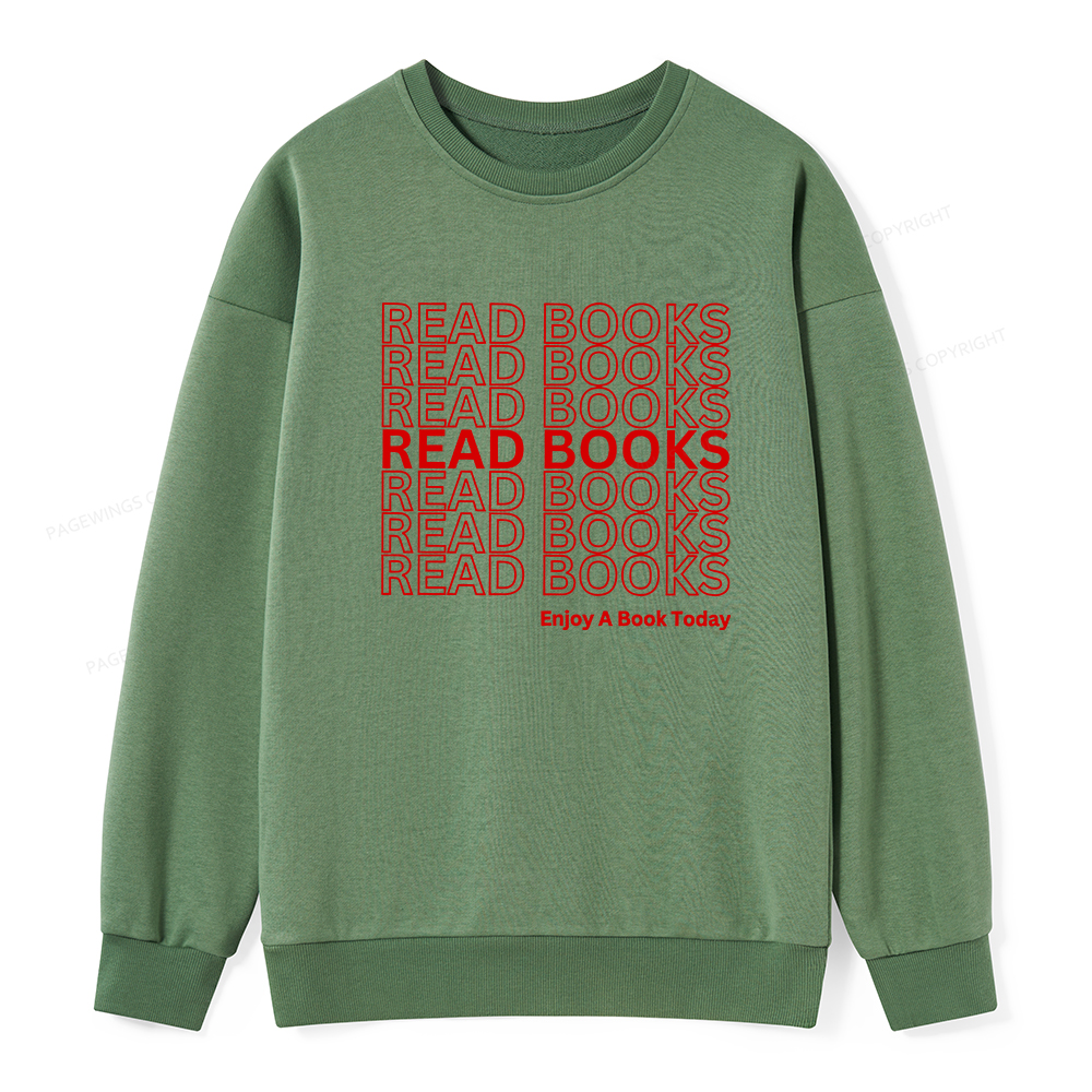 Pagewings Read Books Librarian Unisex Classic Sweatshirt