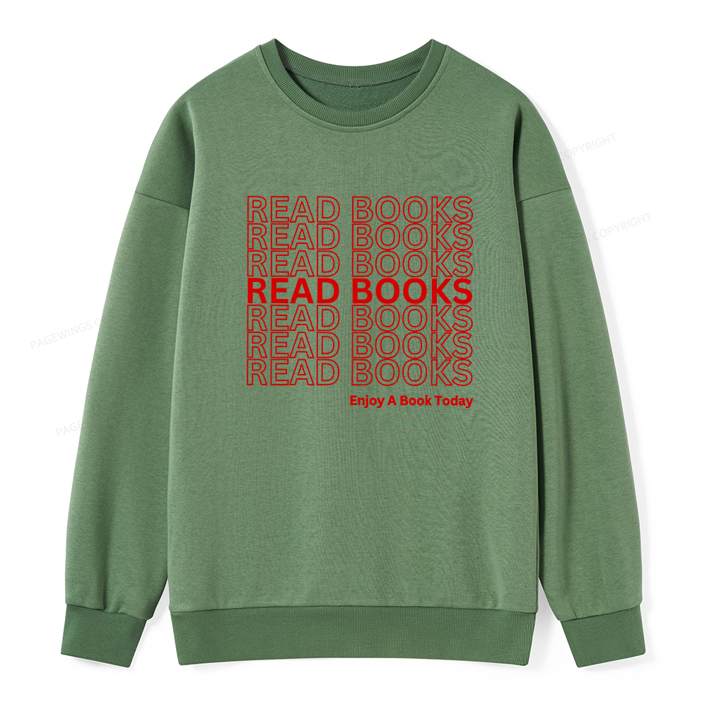 Pagewings Read Books Librarian Unisex Classic Sweatshirt