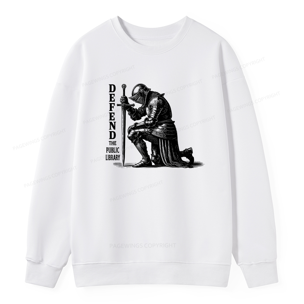 Pagewings Defend the Public Library Unisex Classic Sweatshirt