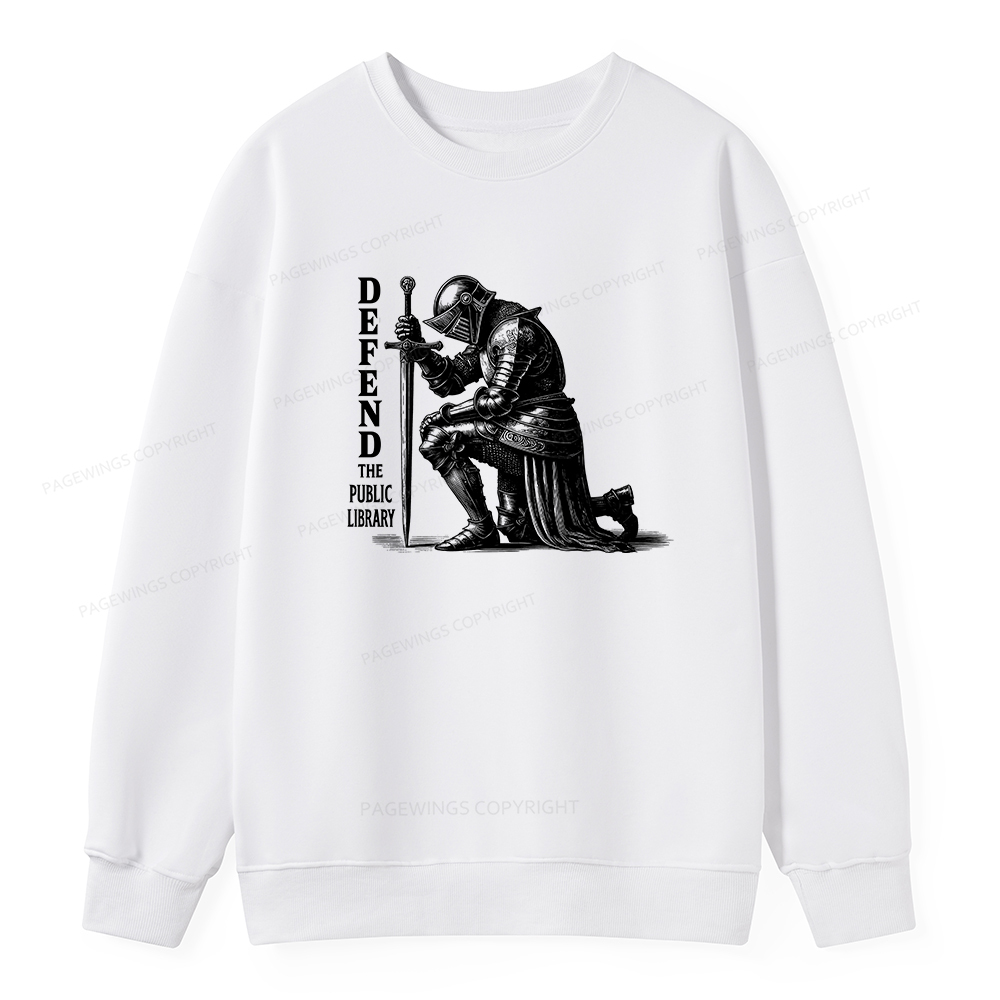 Pagewings Defend the Public Library Unisex Classic Sweatshirt