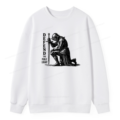 Pagewings Defend the Public Library Unisex Classic Sweatshirt