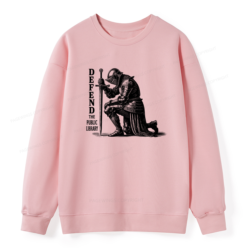 Pagewings Defend the Public Library Unisex Classic Sweatshirt