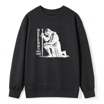 Pagewings Defend the Public Library Unisex Classic Sweatshirt