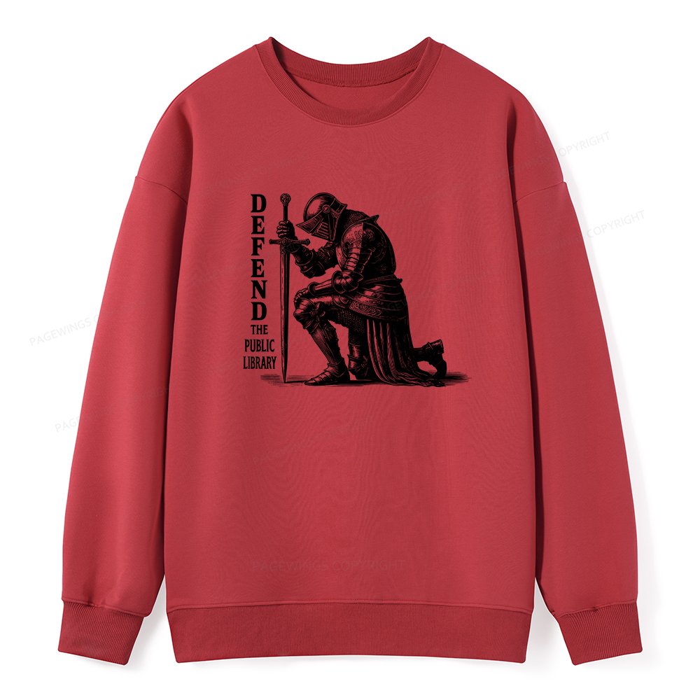 Pagewings Defend the Public Library Unisex Classic Sweatshirt