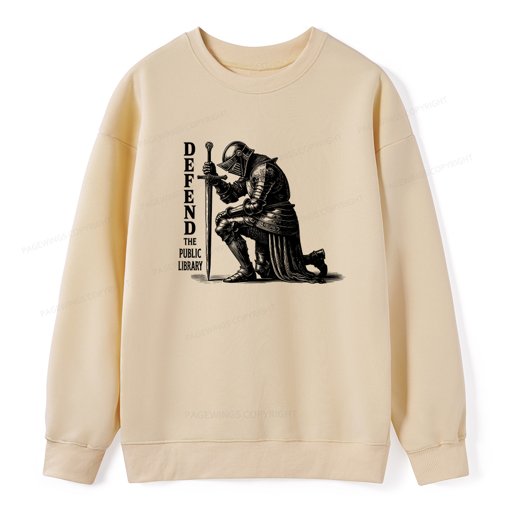 Pagewings Defend the Public Library Unisex Classic Sweatshirt