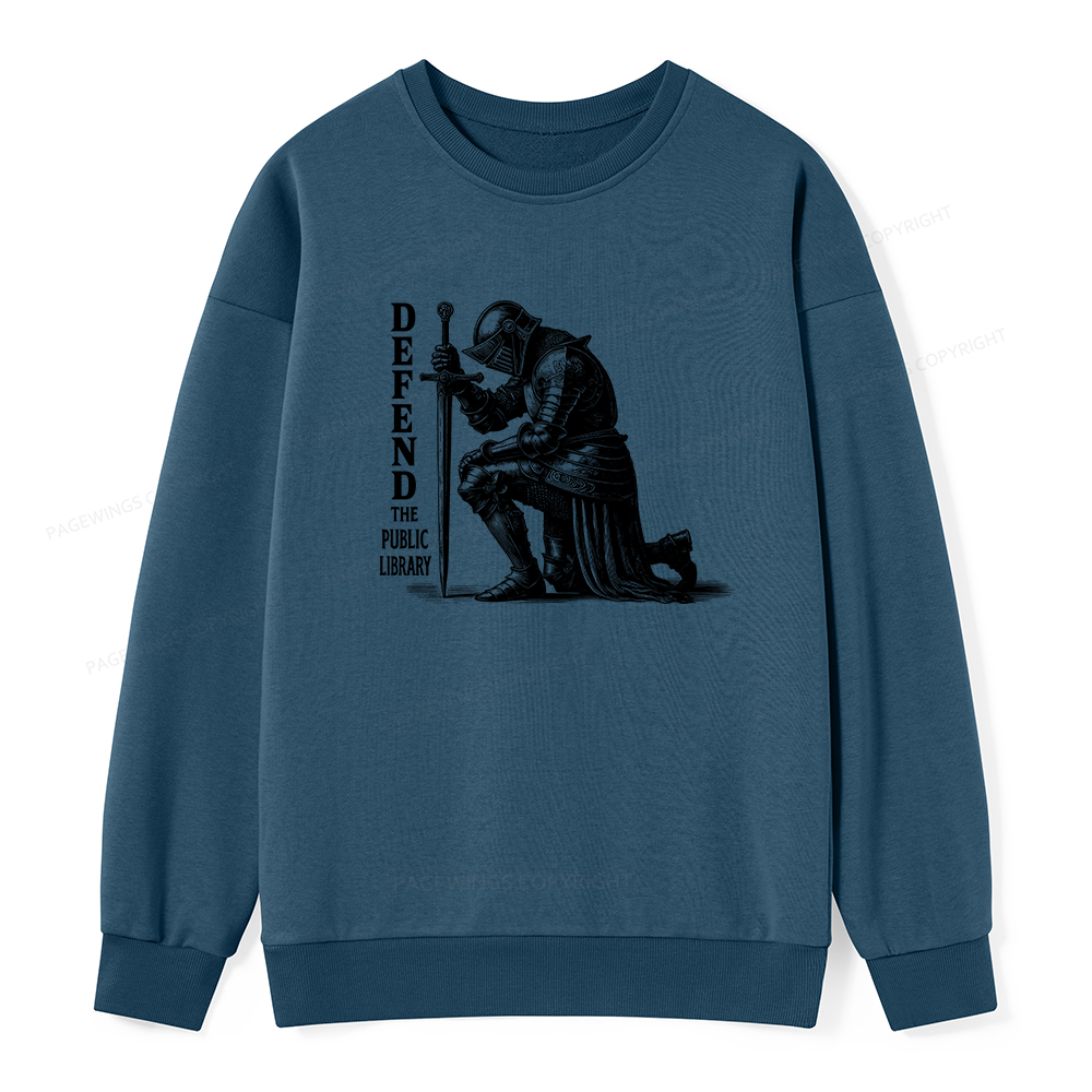 Pagewings Defend the Public Library Unisex Classic Sweatshirt