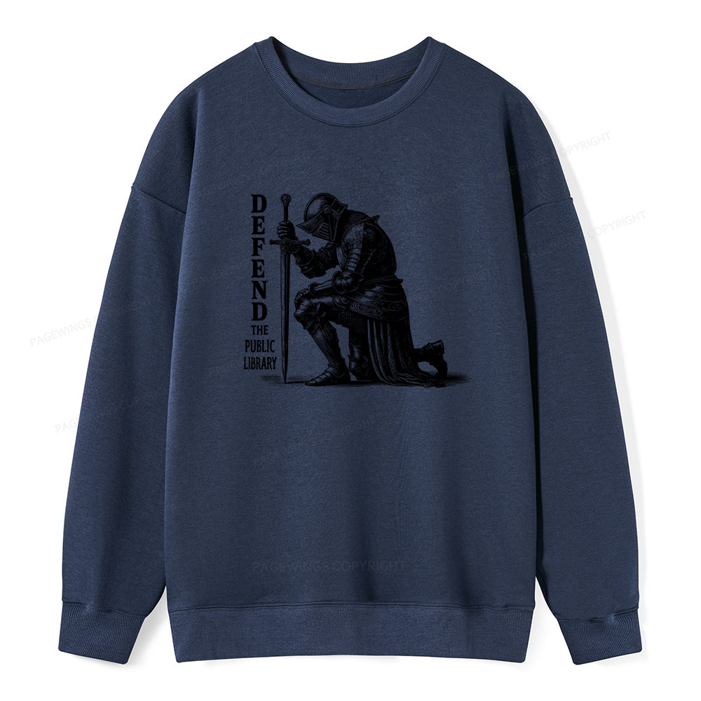 Pagewings Defend the Public Library Unisex Classic Sweatshirt