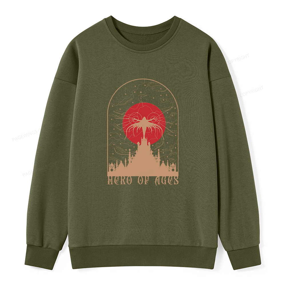 Pagewings Mist Bookish Unisex Classic Sweatshirt