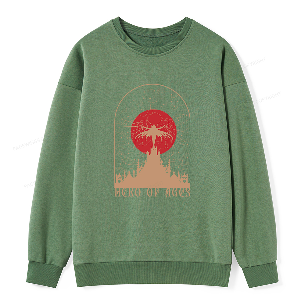 Pagewings Mist Bookish Unisex Classic Sweatshirt