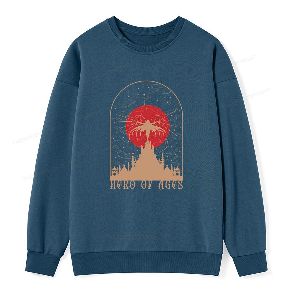 Pagewings Mist Bookish Unisex Classic Sweatshirt