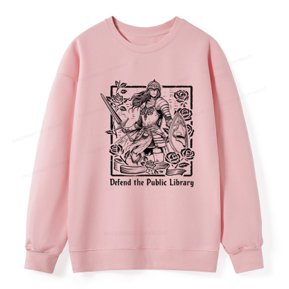 Pagewings Defend The Public Library Unisex Classic Sweatshirt